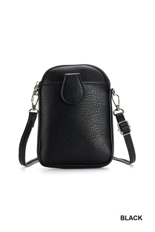Vegan Leather Crossbody Bag