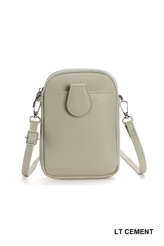 Vegan Leather Crossbody Bag