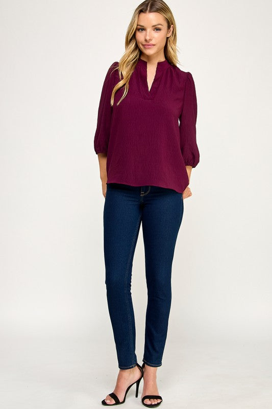 burgundy holiday tops