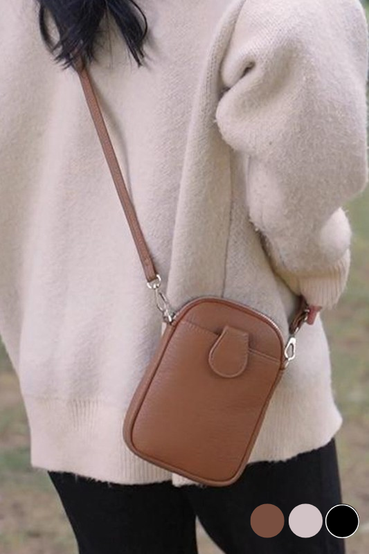 Vegan Leather Crossbody Bag