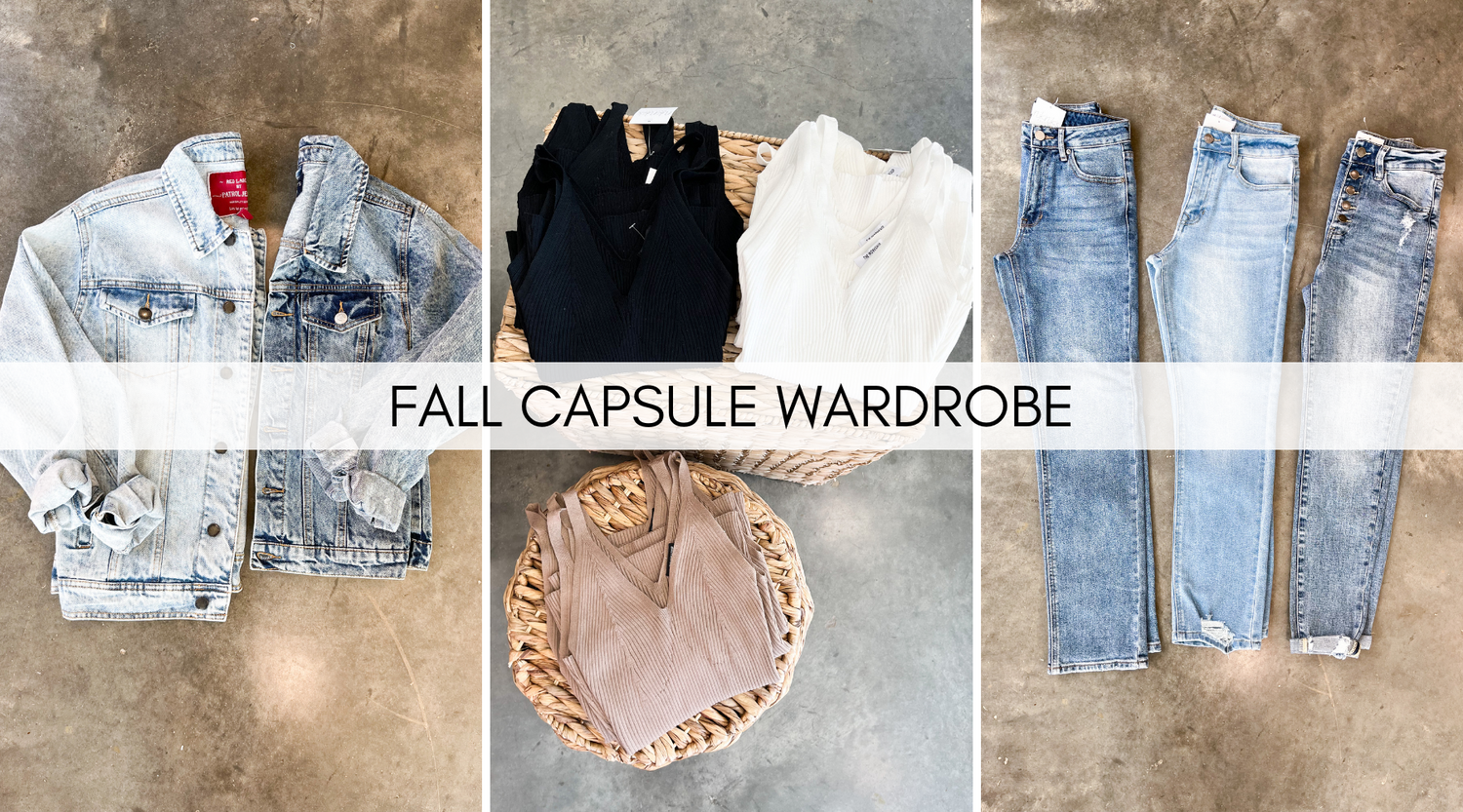 Fall Capsule Wardrobe NIKNIK'S BOUTIQUE
