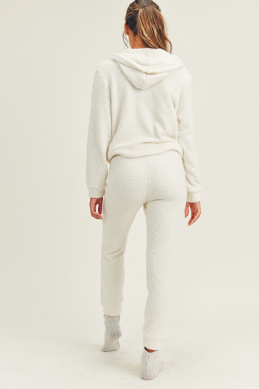 cream super soft jogger pants