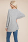 grey soft long sleeve basic top