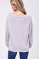 taupe balloon sleeve v neck top