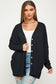 lightweight waffle knit fall cardigan