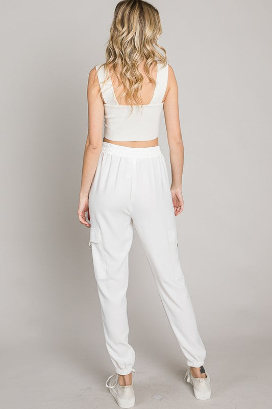 dressy cargo joggers