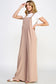 beige wide leg overall jumpsuit