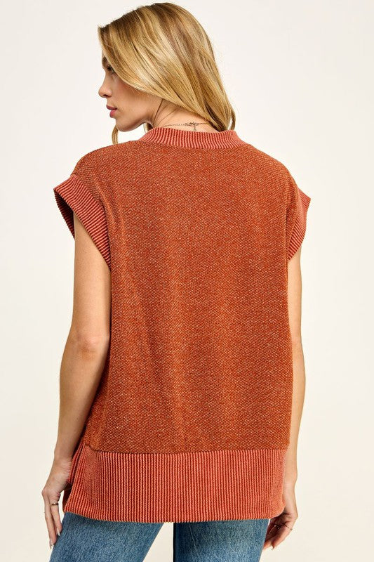 lightweight sweater vest top