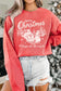 Red Lightweight Christmas sweatshirt