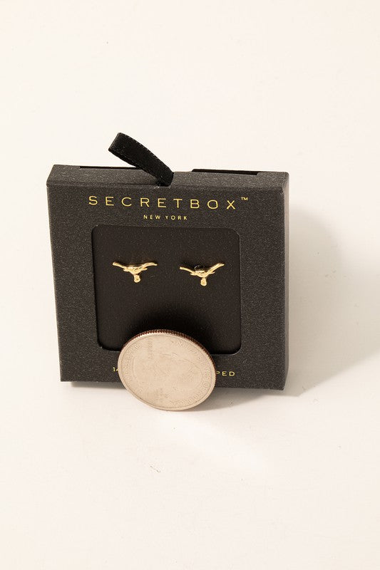 Longhorn Stud Earrings
