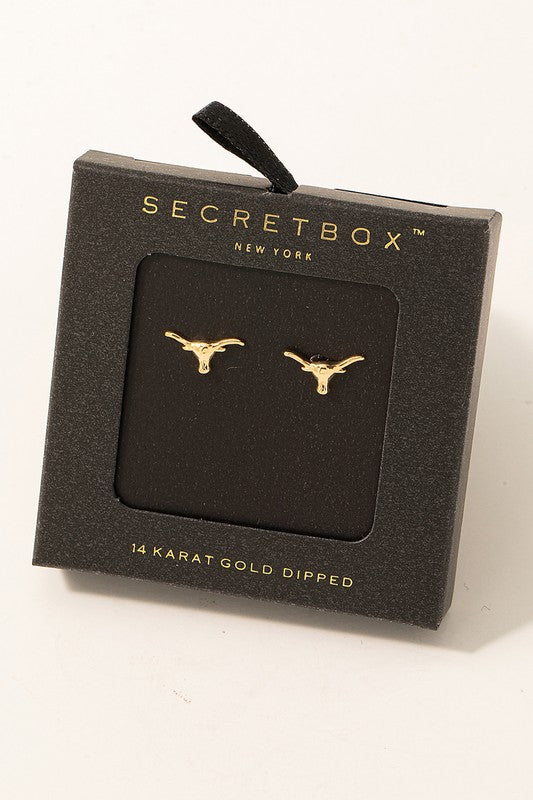 Longhorn Stud Earrings