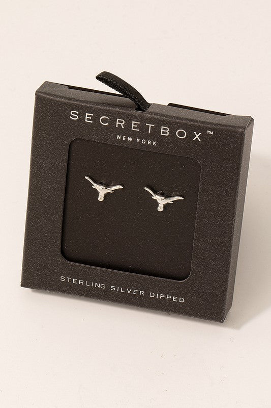 Longhorn Stud Earrings