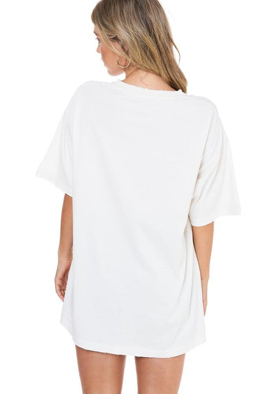 Oversized Texas Graphic T-Shirt