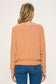 light orange basic long sleeve top