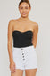 nature denim white high rise button fly denim shorts