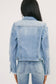 nature denim medium length denim jacket