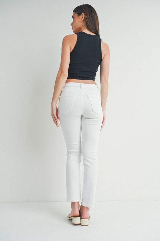 white just usa straight leg jeans