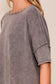 grey vintage washed boxy top