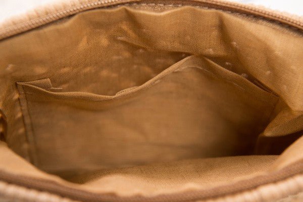 macrame bag with pocket