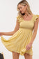 mustard yellow short dress