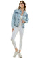 light wash relaxed denim jacket