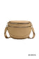 brown crossbody faux leather bag