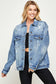 medium wash oversized denim jacket