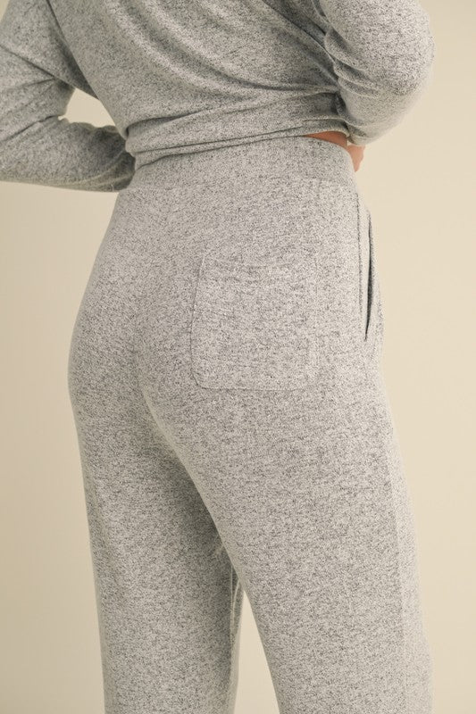 grey soft jogger pants