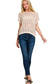 beige crochet top
