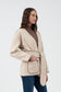 beige pocket sweater jacket