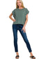 jade short sleeve knit top