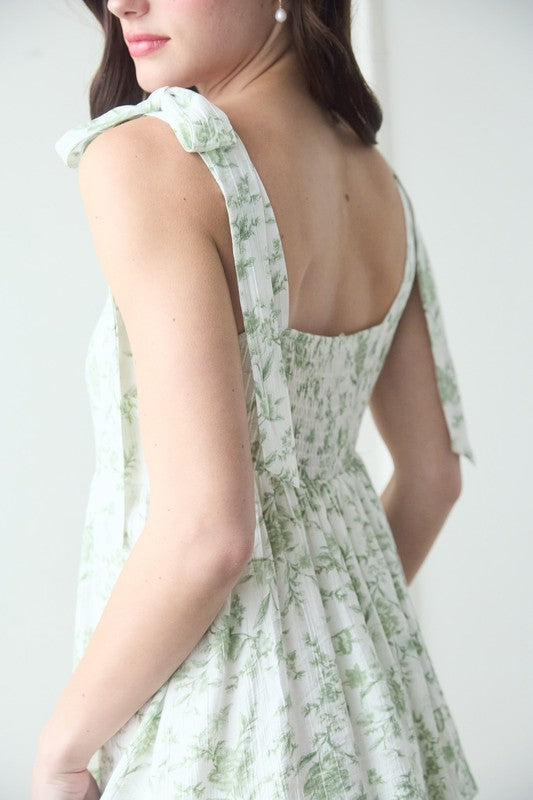 blu pepper floral midi dress
