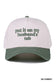 green put it on my husbands tab hat