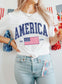 rustee clothing bella canvas white america flag t shirt