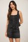 blu pepper black sleeveless denim top