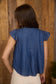 blu pepper pleated top