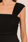 timing black textured romper