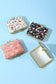 floral fabric compact mirror