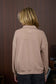 brown long sleeve collared top