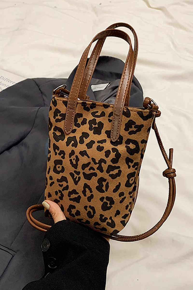 leopard crossbody handbag