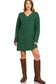 green knit sweater dress