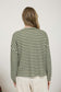blu pepper green striped long sleeve henley