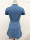 fit and flare denim dress