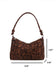 leopard shoulder purse
