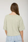 sage short sleeve boxy top