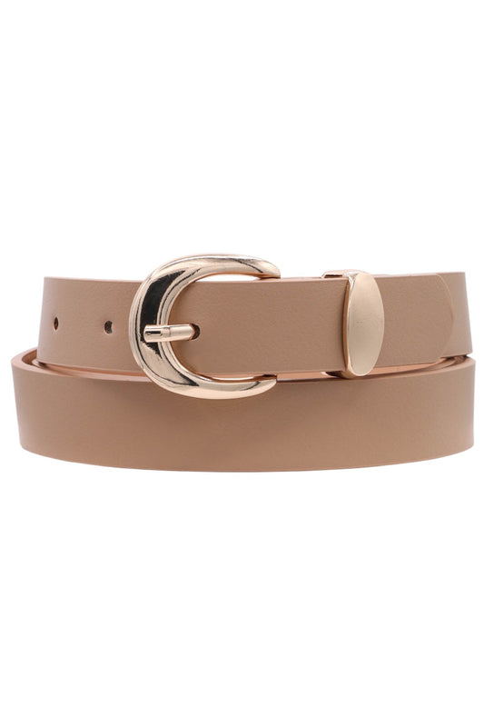 Faux Leather Belt