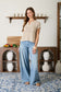 blu pepper mocha knit short sleeve top