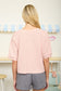 blu pepper light pink short sleeve top