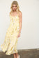 affordable yellow floral dress