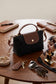 black mini purse